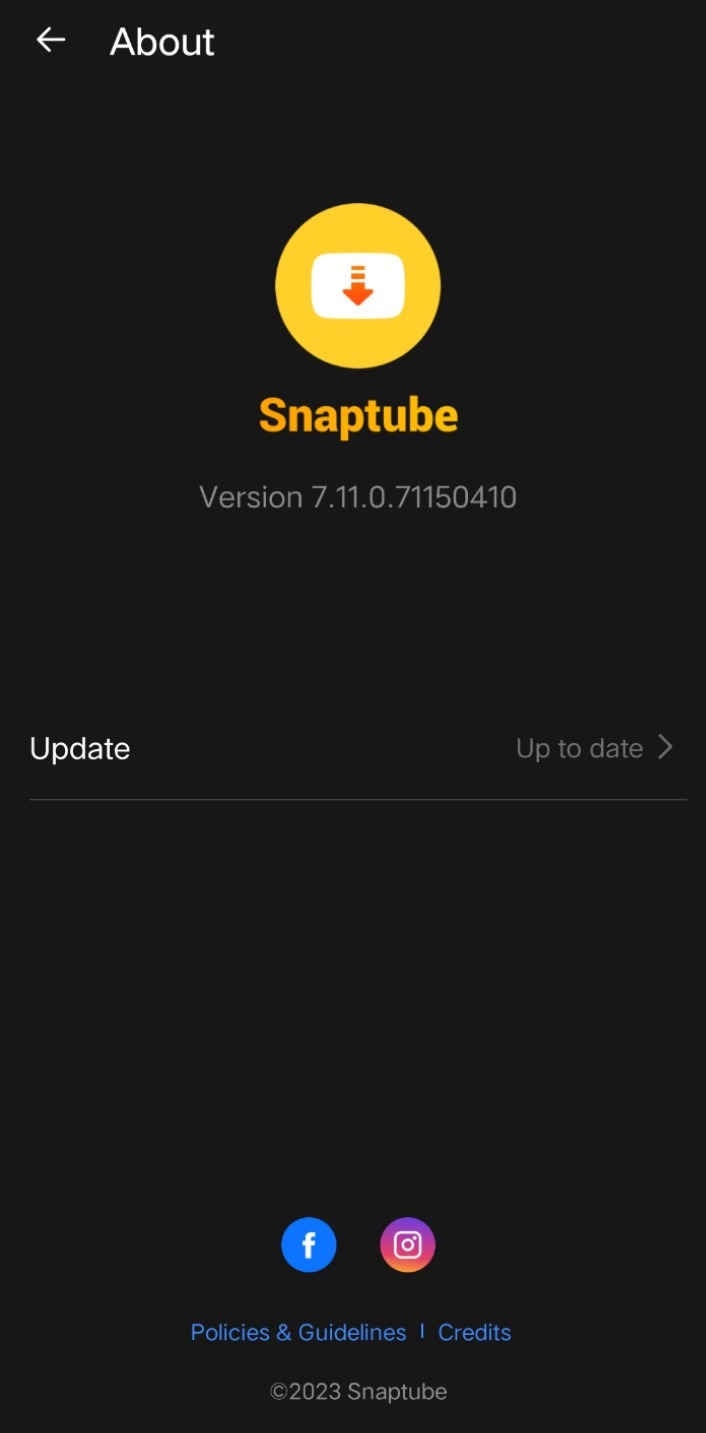 Updated Snaptube